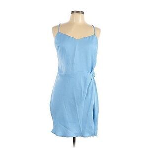 A-821 NBD Cami strappy sleeveless slip dress BLUE size XXS